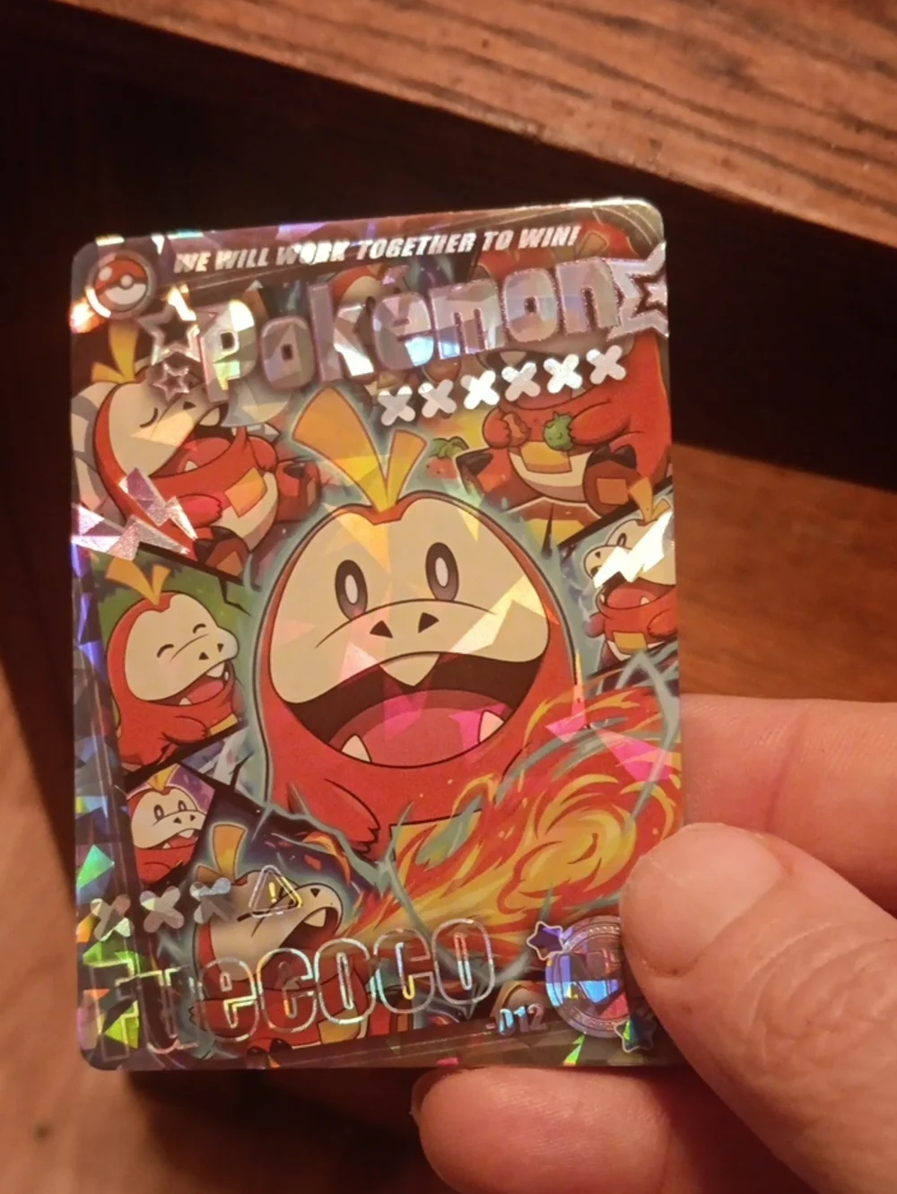 Pokemon Red and Yellow Holographic Scorbunny Trading Card